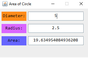 Solving Area of Circle